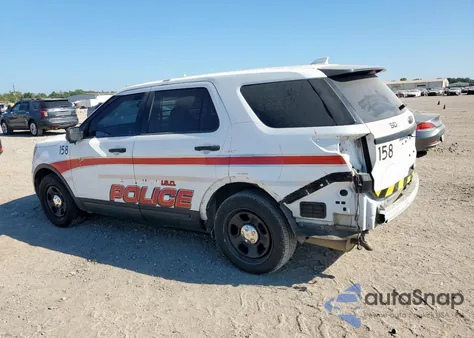 2017 Ford Explorer Police Interceptor из США, поврежденный, VIN 1FM5K8AR9HGE39952